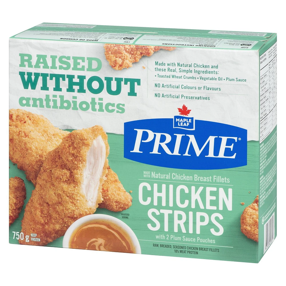 Prime Chicken Strips Raised Without Antibiotics