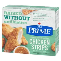 Prime Chicken Strips Raised Without Antibiotics