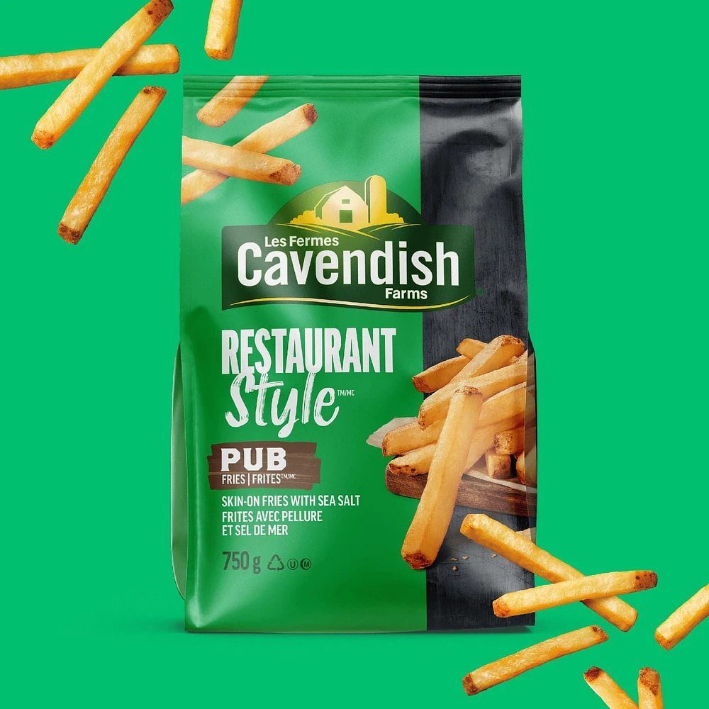 Cavendish Farms Restaurant Style Pub Fries, 750 g