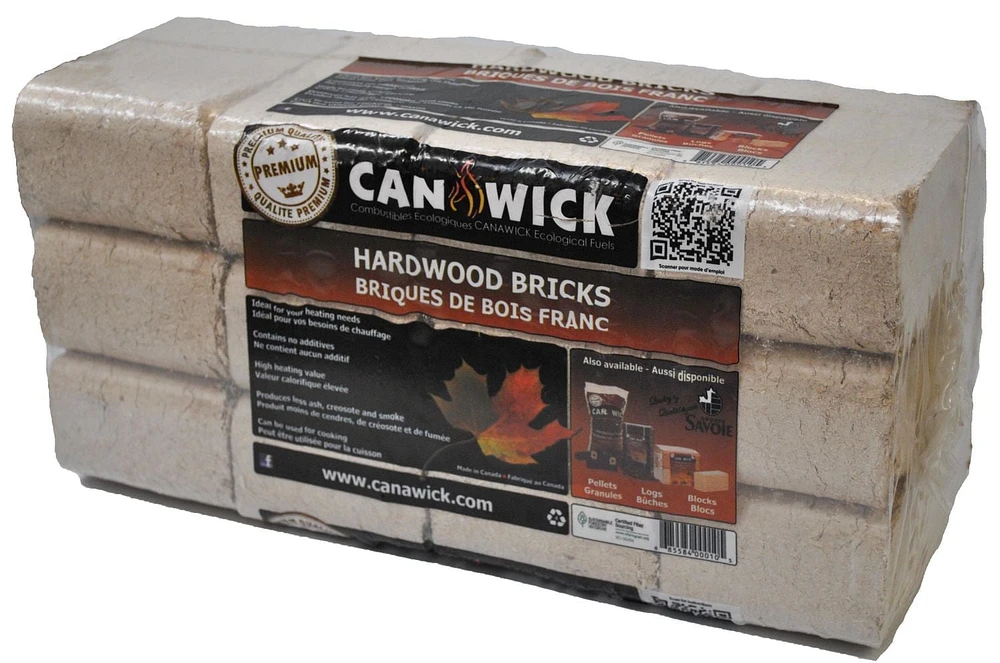 Briques en bois franc Canawick d'Xtraflame