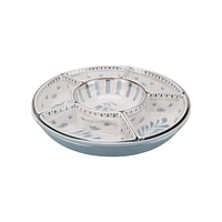 Better Homes & Gardens Lot de 7 copeaux et trempettes en mélamine de bambou bleu 38,1 cm 7 pièces