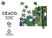 Ceaco Glow Le jardin pour les délices terrestres Puzzle 750 pièces