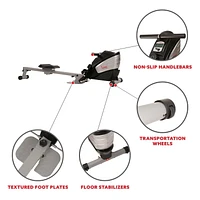 Rameur magnétique à double fonction SF-RW5622 de Sunny Health & Fitness