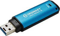 Kingston IronKey Vault Privacy 50 32GB Encrypted USB | FIPS 197 | AES-256bit | BadUSB Attack Protection | Multi-Password Options | IKVP50/32GB