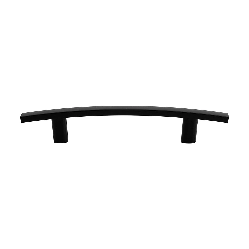 Era Arched Pull 2-Pack Black, 5.90 x 0.41 x 1.29 in