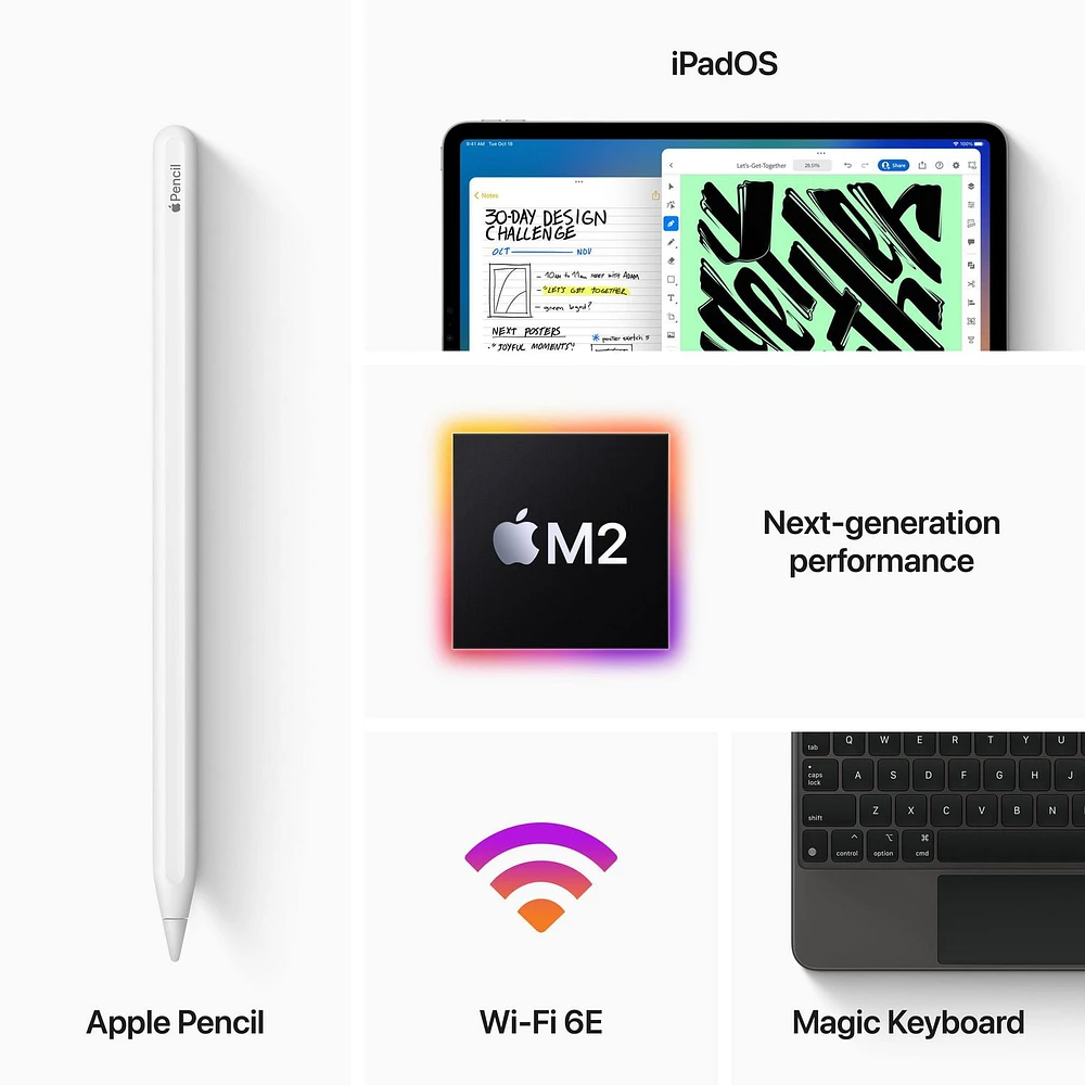 11-inch iPad Pro Wi-Fi 128GB (4th generation), iPad Pro. Supercharged by M2.