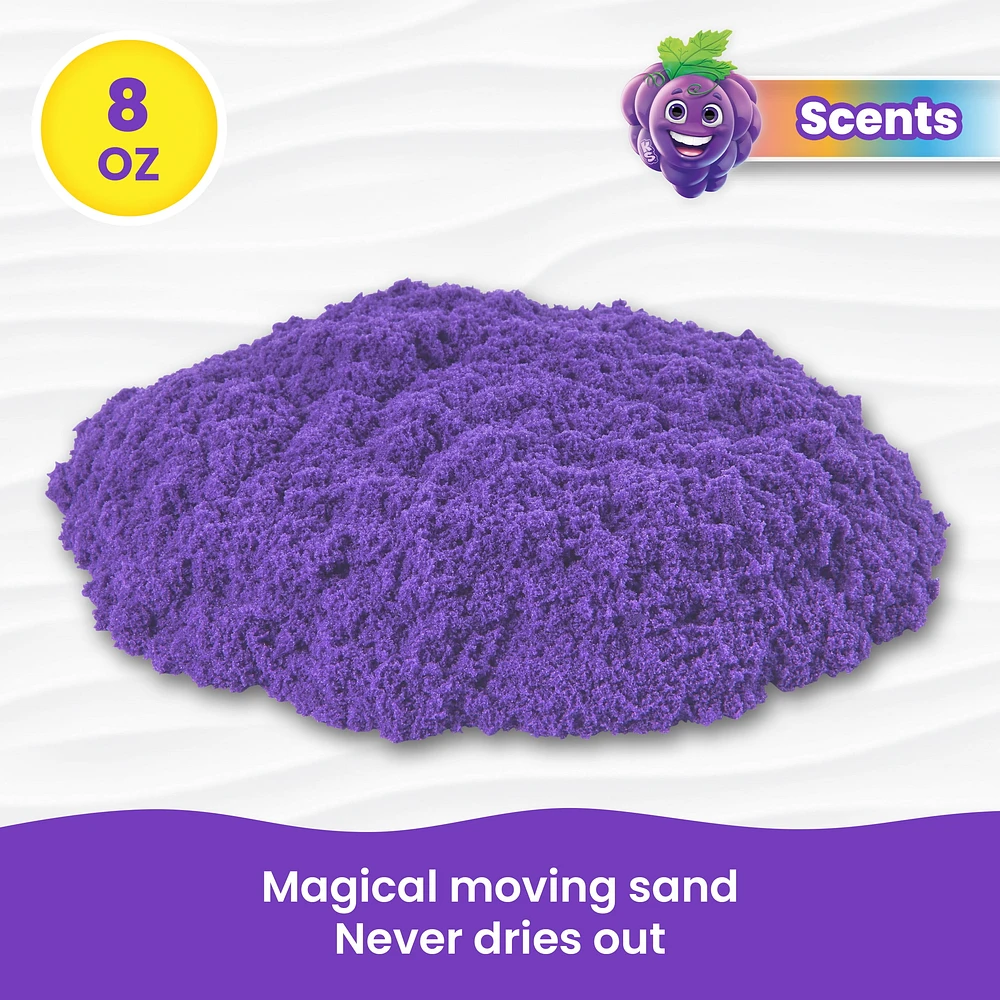 Kinetic Sand, 8oz Glorious Grape Scented Play Sand, Sensory Toys for Kids Ages 3 and up