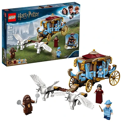 LEGO Harry Potter and the Goblet of Fire Beauxbatons’ Carriage: Arrival at Hogwarts 75958 Toy Building Kit (430 Piece), Includes 4 minifigures