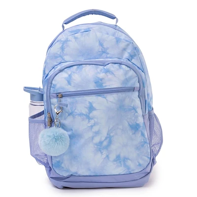 Ensemble Scolaire 3 Pièces Jetstream avec Sac à Dos, Bouteille Réutilisable et Porte-Clés Pompon