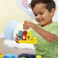 Le Train de l'Alphabet Mega Bloks - 50 Pieces Comprend 50 pièces, 1+ ans