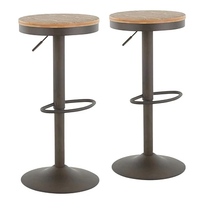 Tabouret à hauteur de bar Dakota de LumiSource, Ensemble de 2