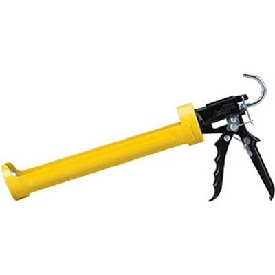 Dripless SI500 29oz Rotating Barrel Smooth Rod HD Metal Caulk Gun w /18:1 Thrust Ratio
