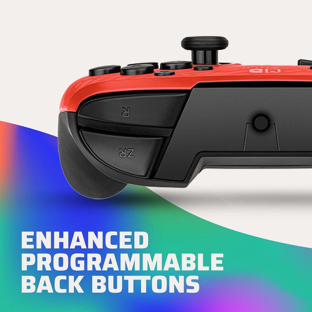 Manette avec fil audio Faceoff™ Deluxe+  pour Nintendo Switch- Camouflage Rogue