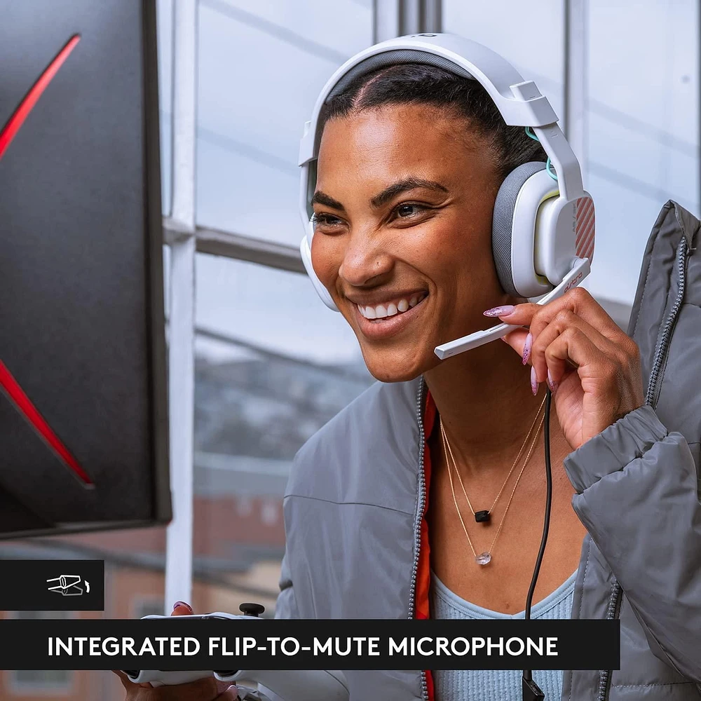 LOGITECH ASTRO GAMING A10 GEN 2 CASQUE XBOX BLANC Qualité sonore améliorée