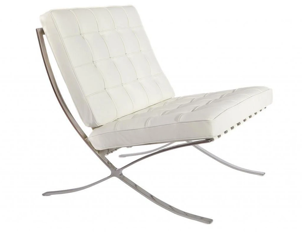 Chaise Nicer Furniture Barcelona en blanc