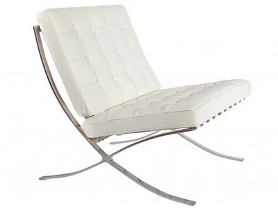 Chaise Nicer Furniture Barcelona en blanc