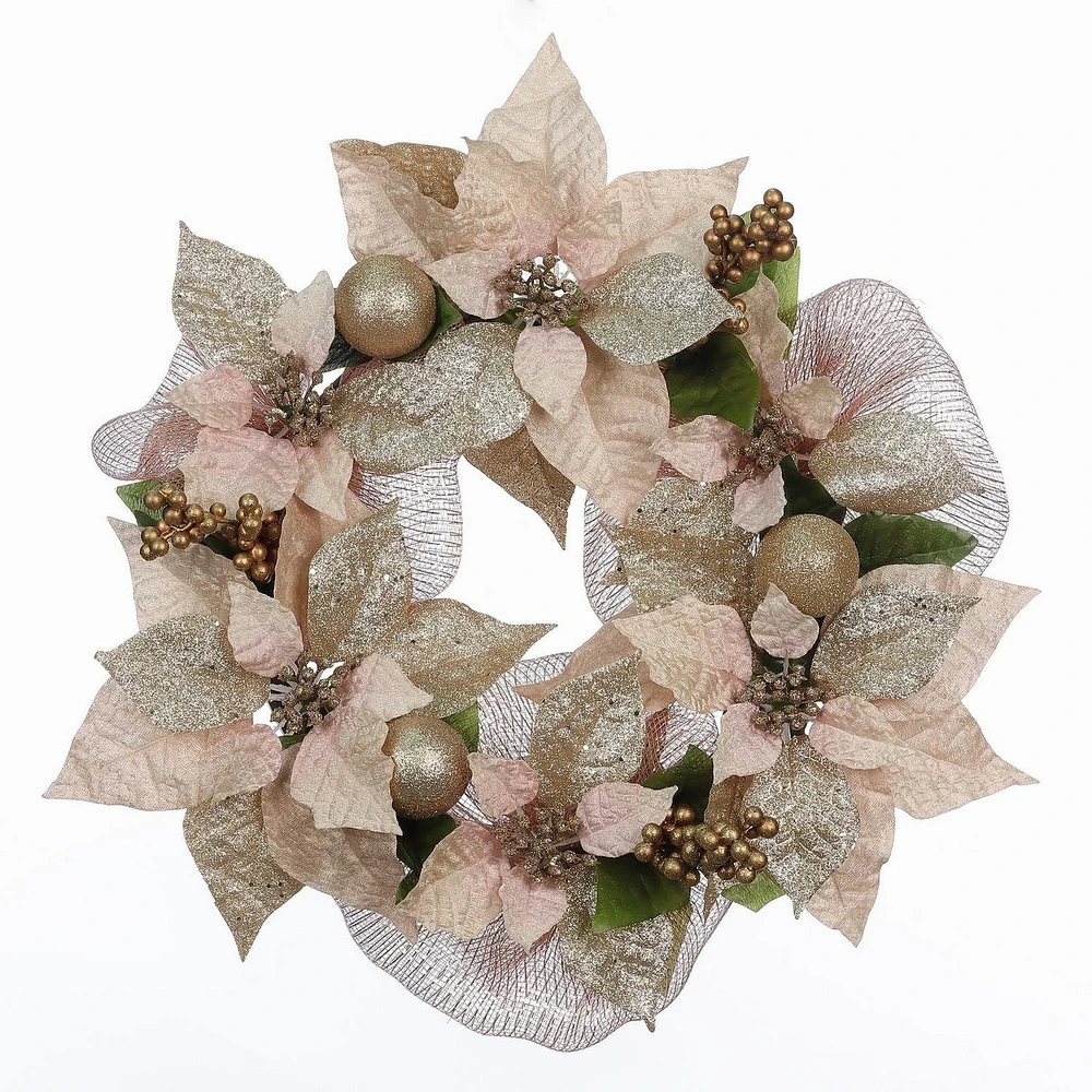 Holiday Time Couronne en plastique de 40.6cm