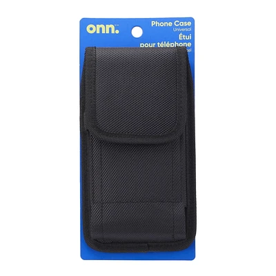 Étui universel léger pour téléphone avec fermeture Velcro de onn. Pour jusqu’à 17 cm (6,7 po)