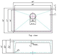 American Imaginations 36-in. W CSA Approved Stainless Steel Kitchen Sink With 1 Bowl And 16 Gauge AI-29287