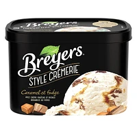 Breyers Creamery Style Caramel and Fudge Ice Cream