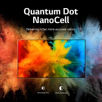 LG 50-Inch QNED85 (QLED + NanoCell) Quantum Dot NanoCell 4K Smart TV - α8 AI Processor 4K, Alexa Built-In, 120Hz Refresh Rate, HDMI 2.1, FreeSync, VRR, WebOS 24, Magic Remote (50QNED85TUA, 2024)