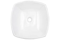 American Imaginations -in. W Above Counter Bathroom Vessel Sink For Wall Mount Wall Mount Drilling AI
