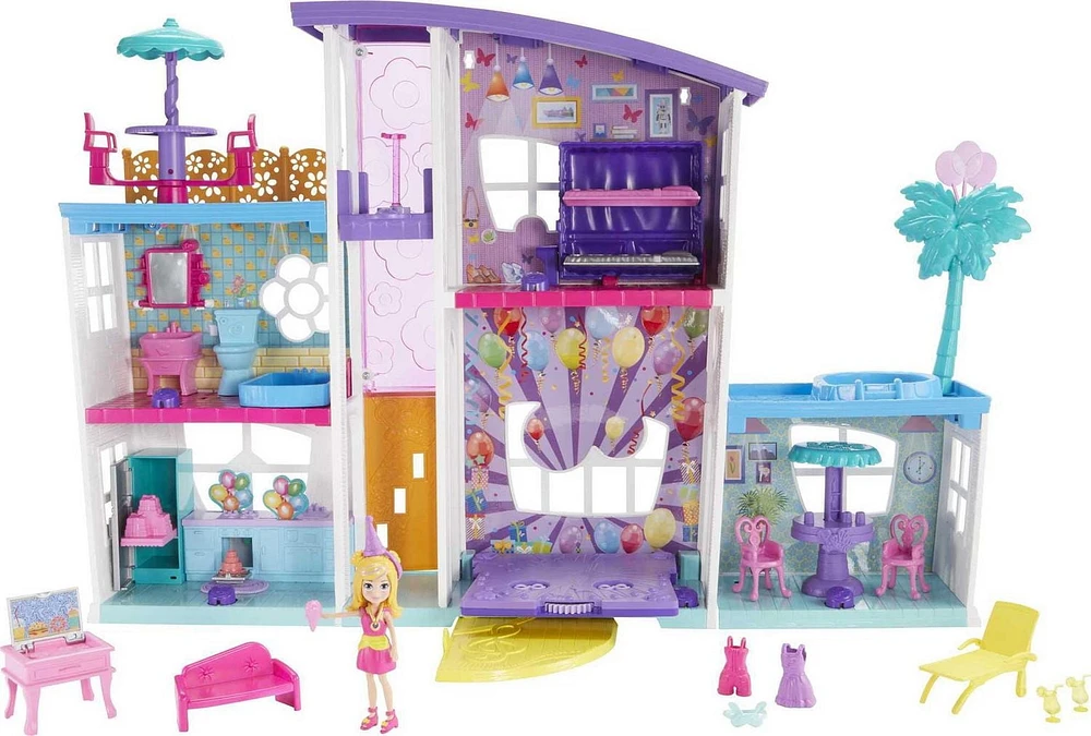 Polly Pocket - Maison des fêtes surprises