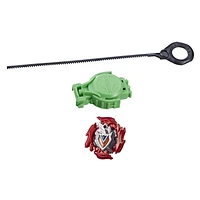Beyblade Burst Turbo Slingshock - Kit de départ toupie Z Achilles A4 avec propulseur
