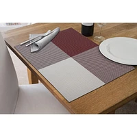 Vinyl Placemat Tempo Rouge - Ensemble De 12