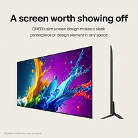LG 43-Inch QNED80 (QLED + NanoCell) Quantum Dot NanoCell 4K Smart TV - α5 AI Processor 4K, Local Dimming, Alexa Built-In, HDR10, HGIG, ALLM, WebOS 24, Magic Remote (43QNED80TUC, 2024)