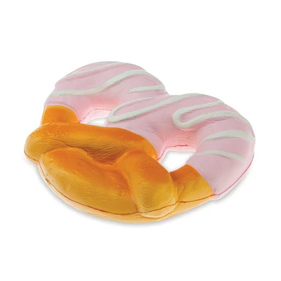 Squishies mous et doux The Orb Factory à bretzel fraise