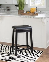 Tabouret de comptoir Warren noir