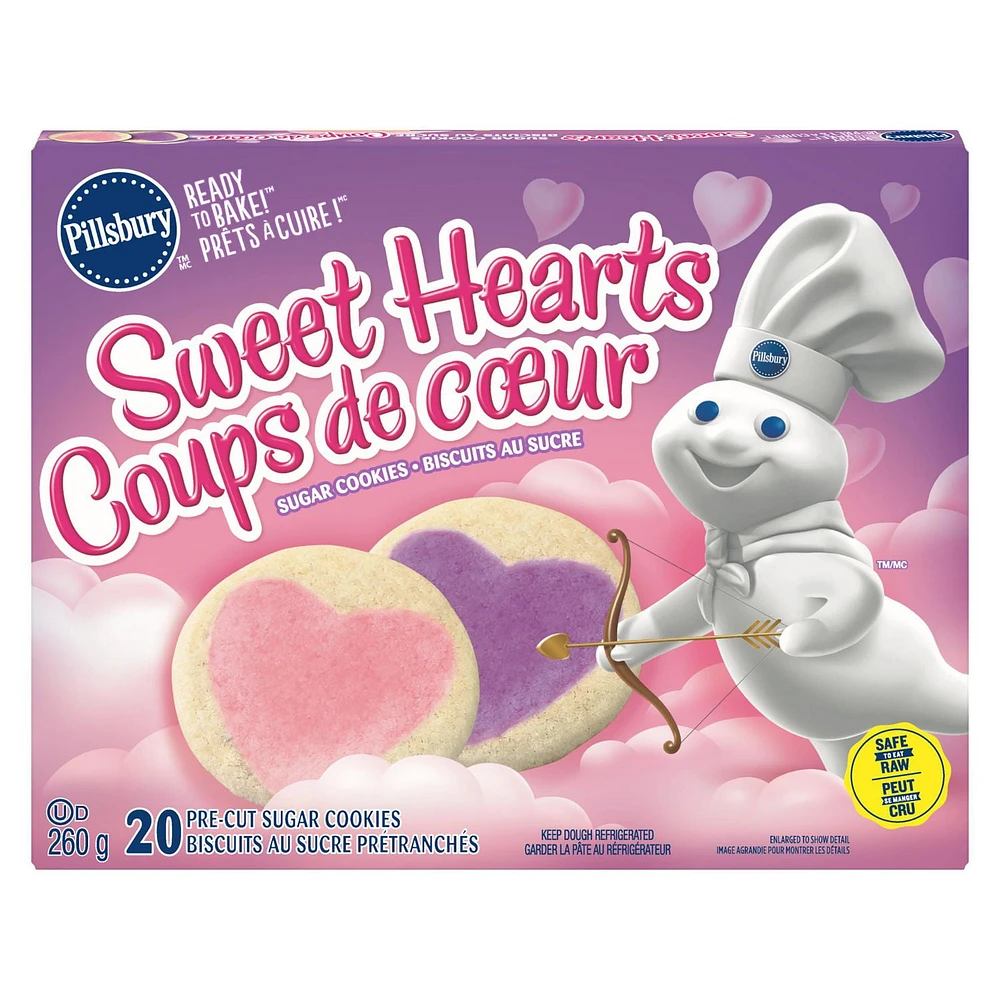 Pillsbury Ready To Bake Sugar Cookies Sweet Hearts