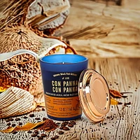Aroma Light 12oz Con Panna Soy Wax Blended Scented Candle,1 cotton wick, · 12oz<br>· 340g<br>· pack of 1