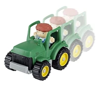 Mini tracteur agricole avec conducteur Kid Connection