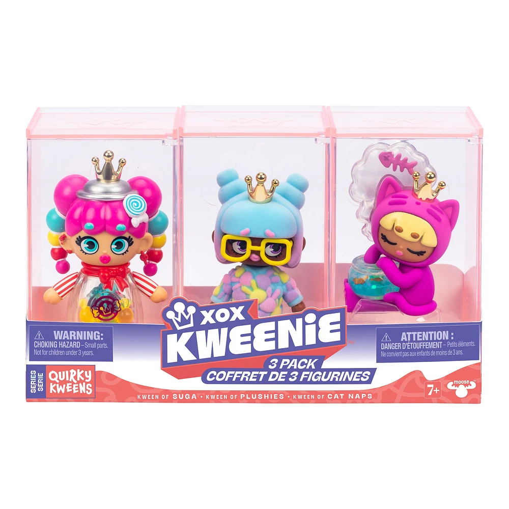 XOX Kweenie Pack de 3 excentriques