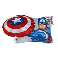 Oreiller decoratif Marvel Captain America 13po x 16po