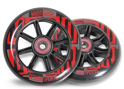 MADD 100MM WHEEL for Scooters., Madd 100mm wheel for replacement for most scooters
