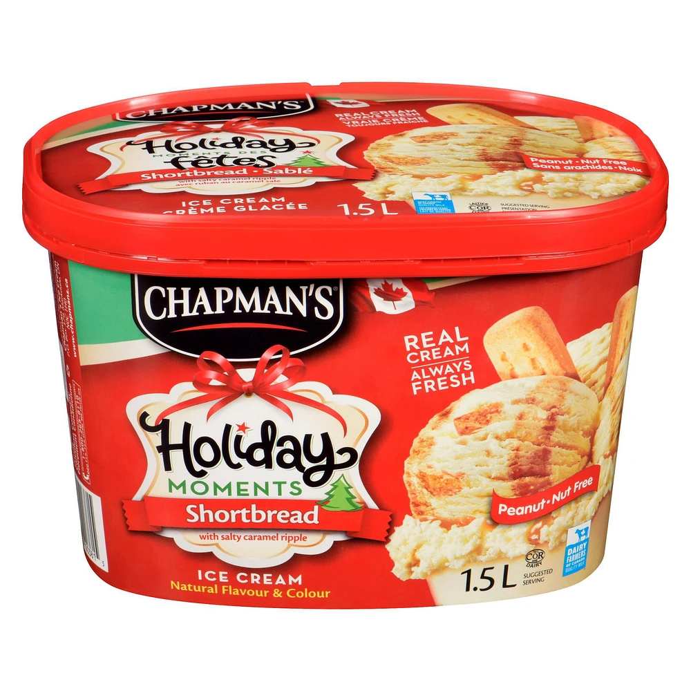 Chapman's Holiday Moments Shortbread Ice Cream