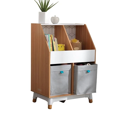 KidKraft Meuble avec bacs de rangement Mid-Century Kid