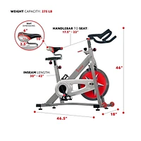 Sunny Health & Fitness SF-B901 PRO Indoor Cycling Bike