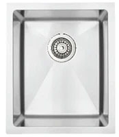 American Imaginations 14 po. Évier de cuisine en acier inoxydable W avec 1 bol et calibre 18
