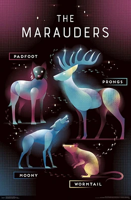 Neon - Harry Potter - Marauders Neon Wall Poster,