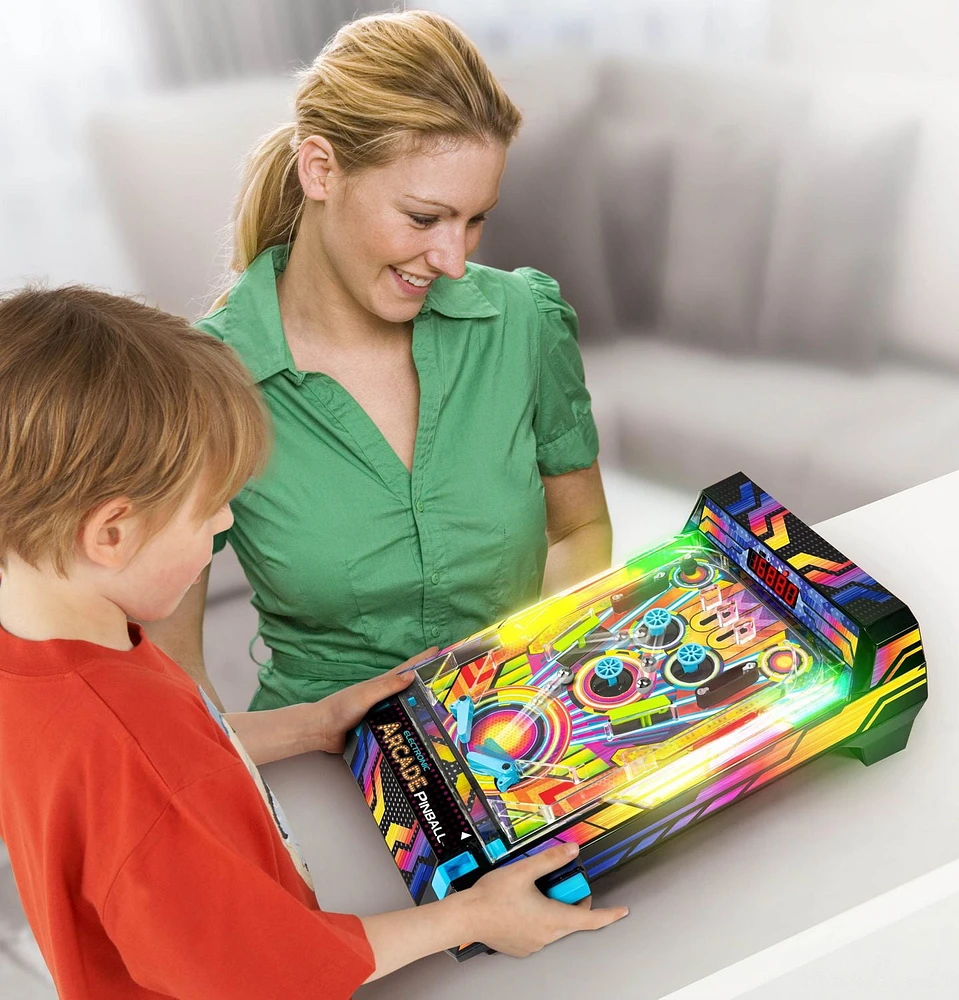 ELECTRONIC ARCADE PINBALL Recommandé pour les enfants de 6 ans et plus.