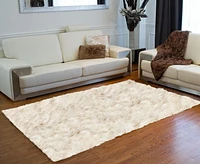 H-LUXE Hudson Faux Fur 5'X8' Rug