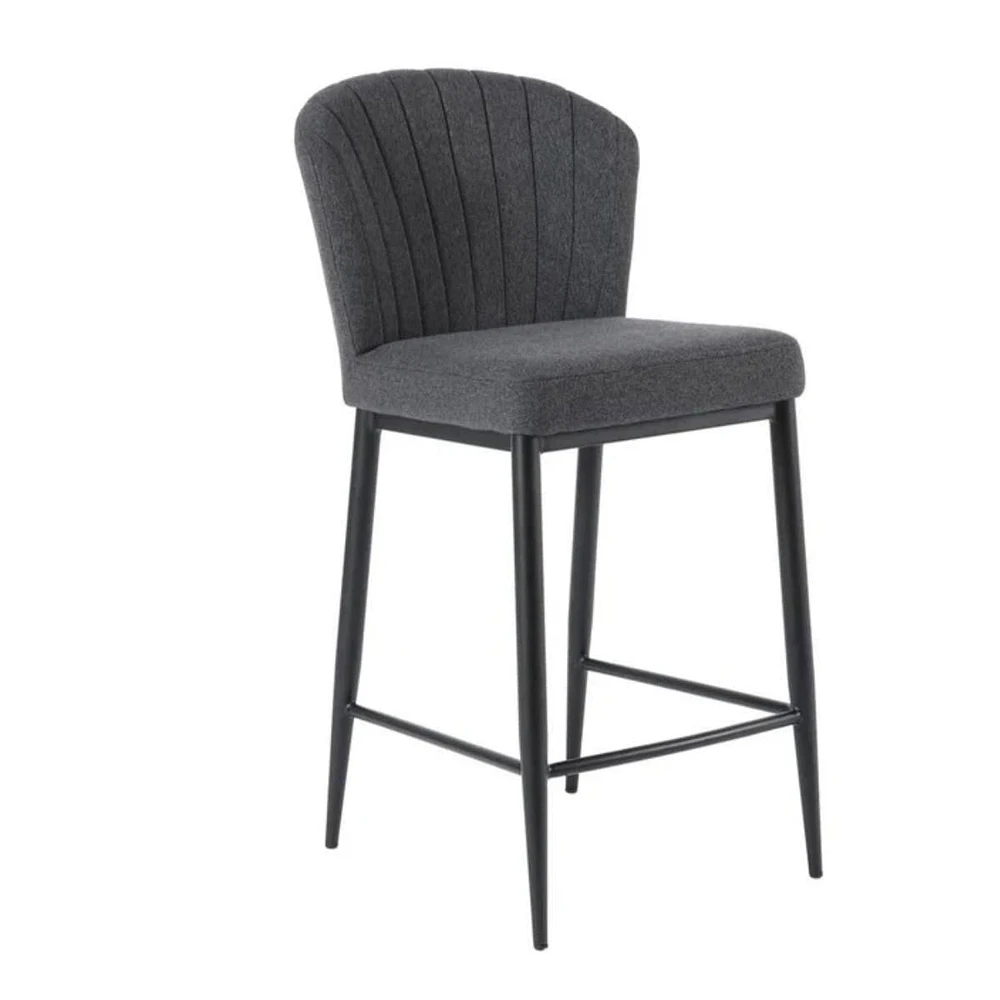 Tabouret de bar Hallberg en gris
