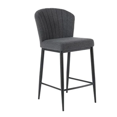 Tabouret de bar Hallberg en gris