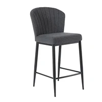 Tabouret de bar Hallberg en gris