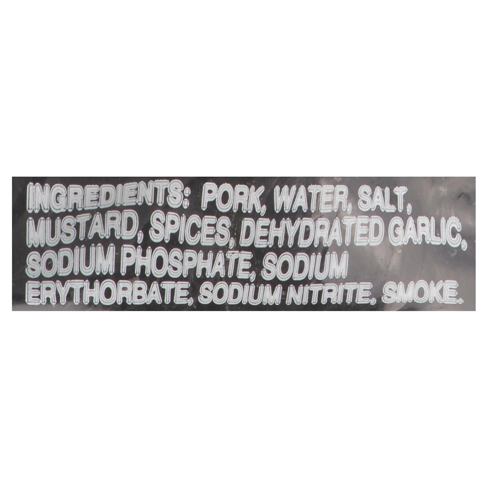 Anneaux de saucisse à l'ail et au jambon de Grimm