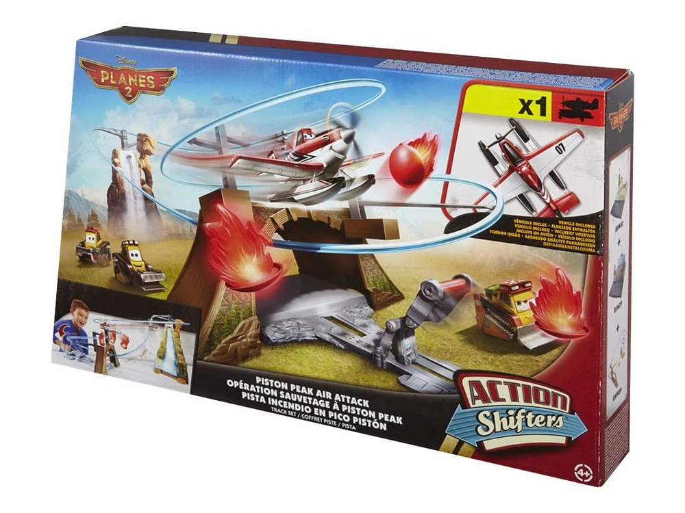 Disney Planes Fire & Rescue Action Shifters - Piston Peak Air Attack Track Set